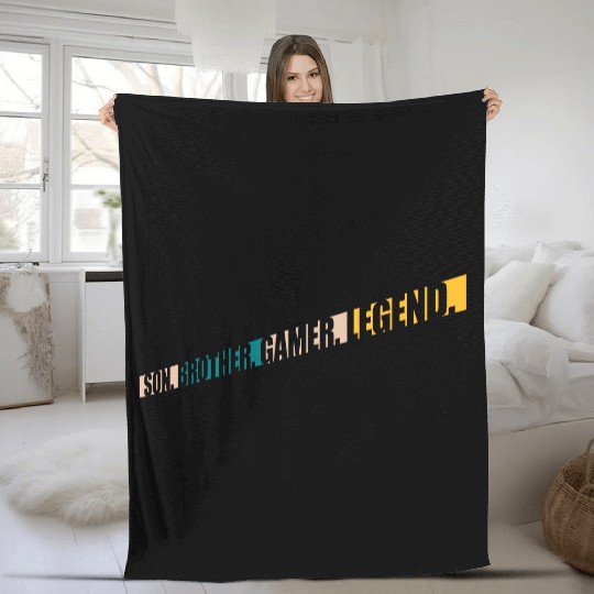son brother gamer legend Fleece Blankets