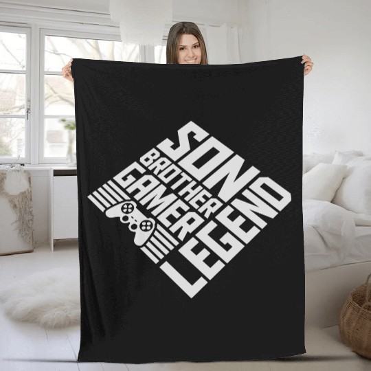son brother gamer legend Fleece Blankets