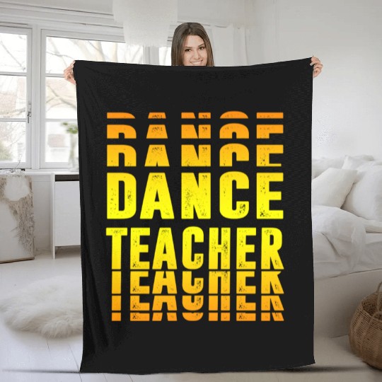 Dance Teacher design Fleece Blankets