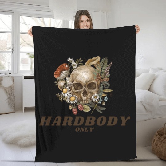 Natural Skull Fleece Blankets