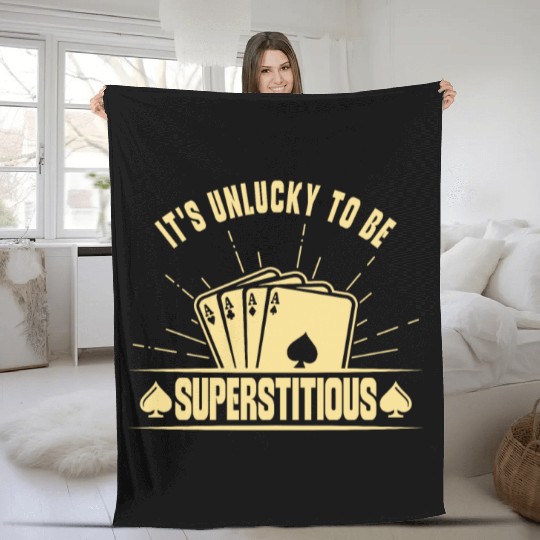 Poker Casino Poker Player Gambling Roulette Fleece Blankets