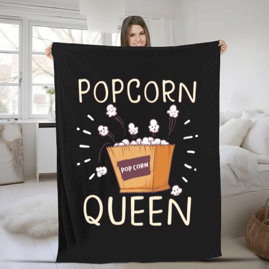 Movie Watching Cinema Popcorn Binge Watching Fleece Blankets