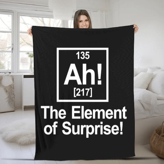 Ah Element Of Surprise Fleece Blankets