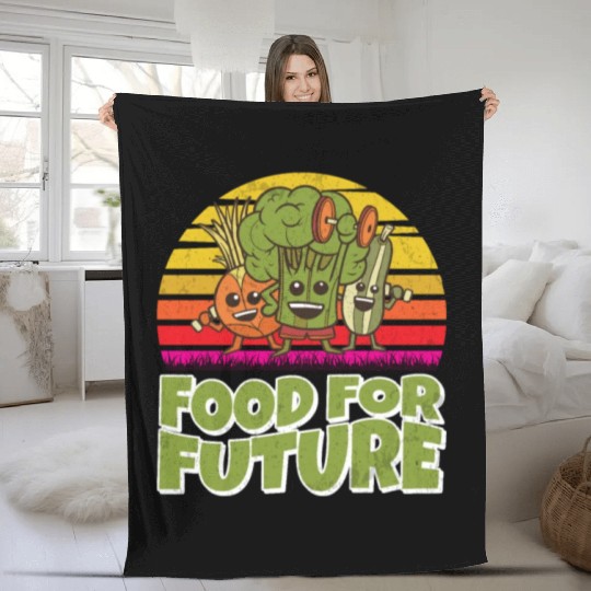 Food for future fruit and vegetable garden Fleece Blankets