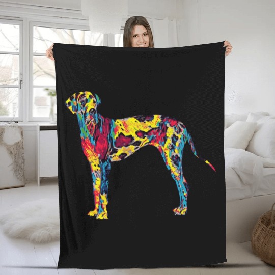 Big Dog Great Dane Fleece Blankets