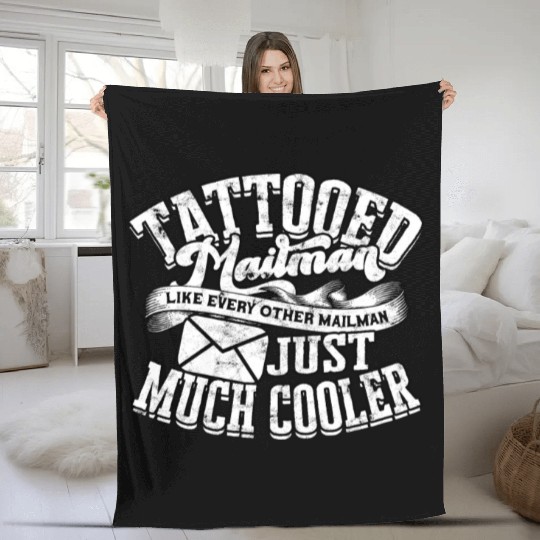 Mail Men Mail Carrier Postal Worker Postman Fleece Blankets