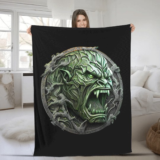Angry Hulk Fleece Blankets