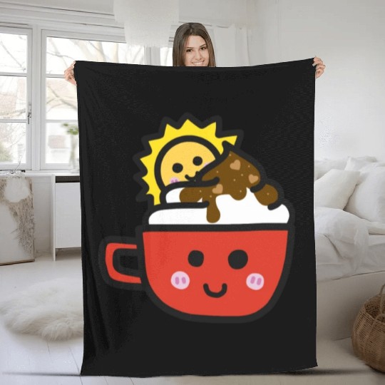 coffee coffee, corgi drawing, buy corgi drawing, p Fleece Blankets