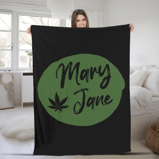 Mary Jane Drop Fleece Blankets