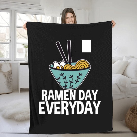 Ramen Day Everyday 4 Fleece Blankets