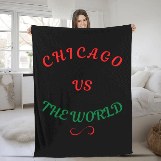 chicago pride Fleece Blankets