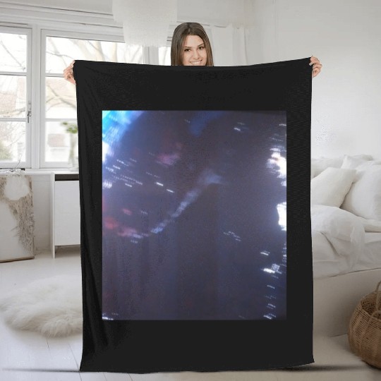 Planet Earth from above Fleece Blankets