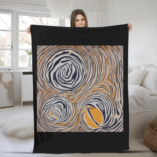 tiger skin Fleece Blankets