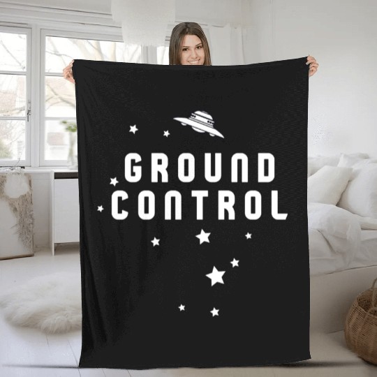 Space Exploration Moon Mission Fleece Blankets