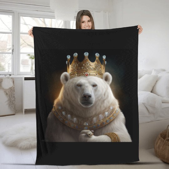 Polar Bear King Fleece Blankets