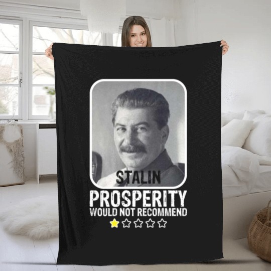 Prosperity Would Not Recommend Anti Communist Fleece Blankets