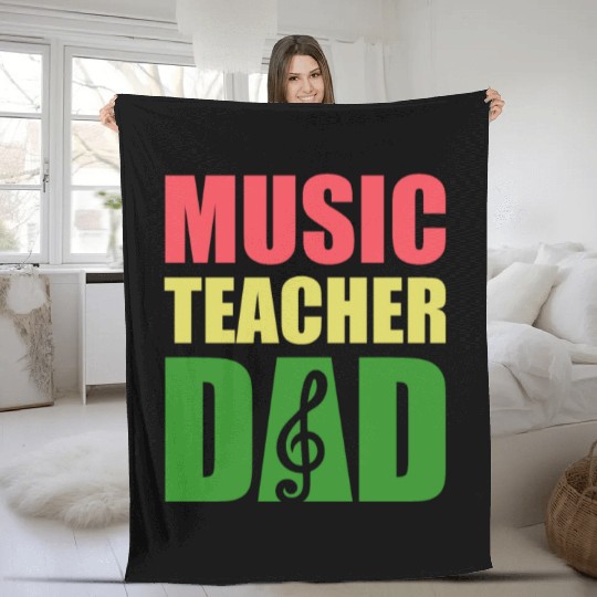 Music Teacher Fleece Blankets
