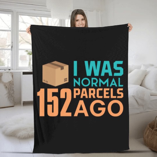 Mail delivery, Postal worker Fleece Blankets