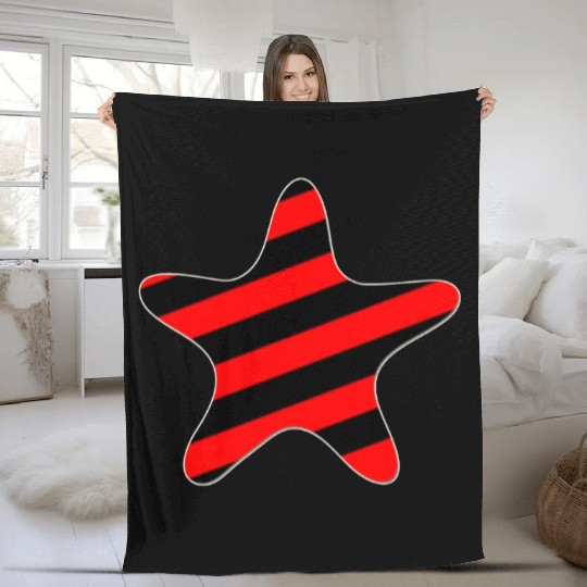 CUTE STARFISH NEON Fleece Blankets