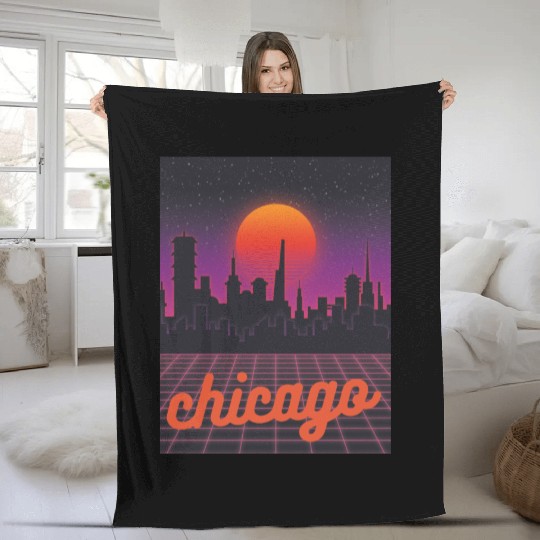 chicago pride Fleece Blankets