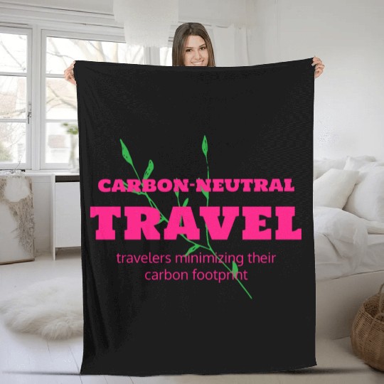 Carbon Neutral Travel Fleece Blankets