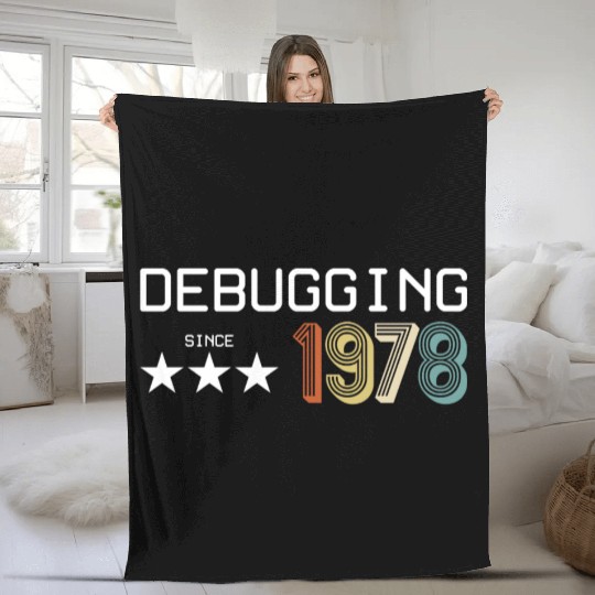 Debugging Since 1978 Fleece Blankets