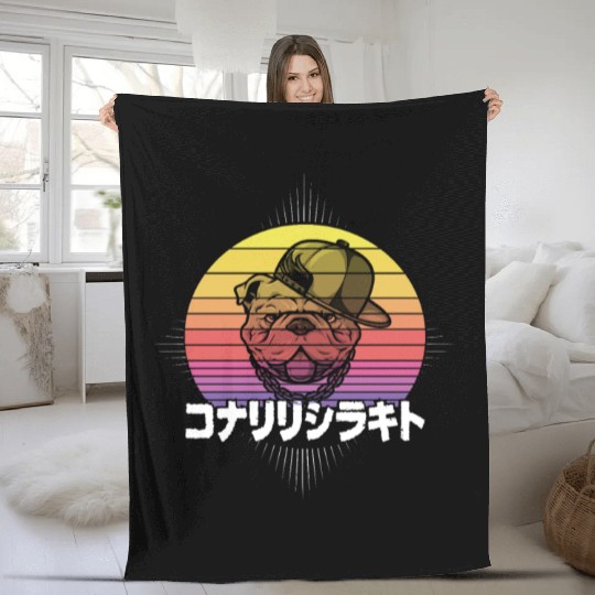 dogs are my favorite people french bulldogs funny Fleece Blankets