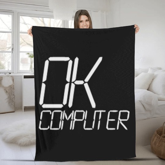 ok computer Fleece Blankets