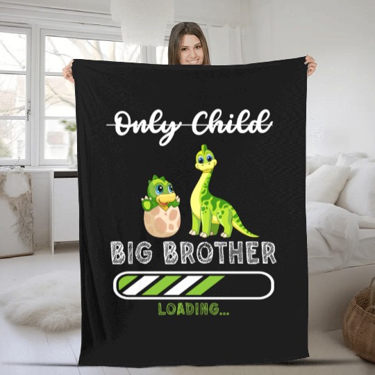 Big brother dinosaur 2023 Fleece Blankets