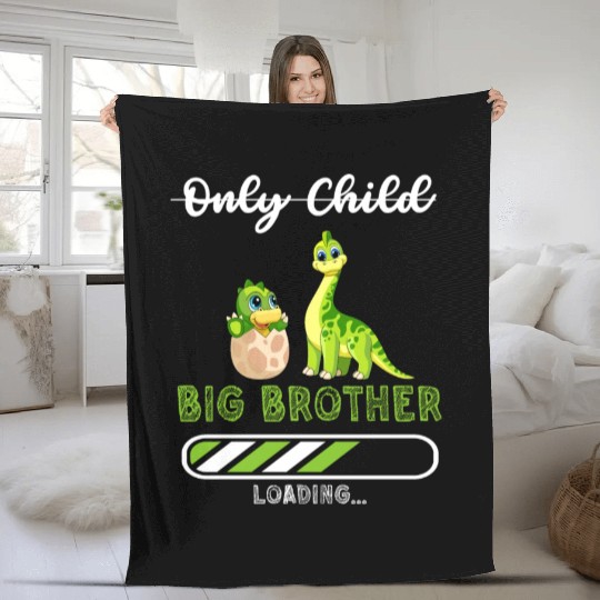 Big brother dinosaur 2023 Fleece Blankets
