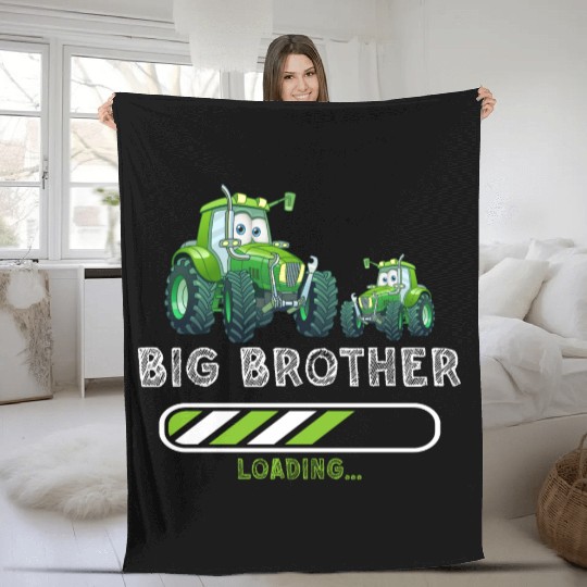 Big brother farmer tractor 2023 Fleece Blankets