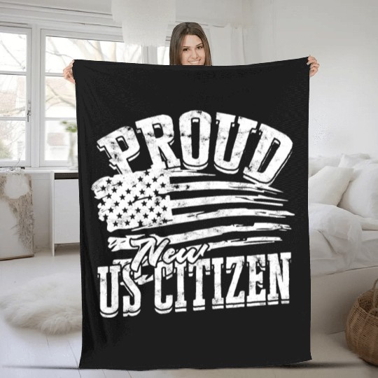 US Immigrant Indigenous USA Immigrants america Fleece Blankets