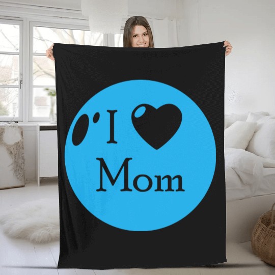 mothers day, mother, best mom ever, mother goose d Fleece Blankets