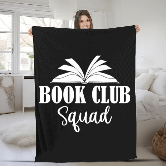 Book Club Squad Fleece Blankets