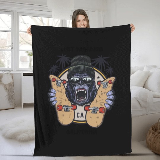 LOST PARADISE Fleece Blankets