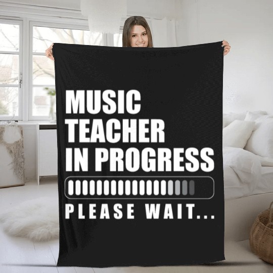 Music Teacher Fleece Blankets