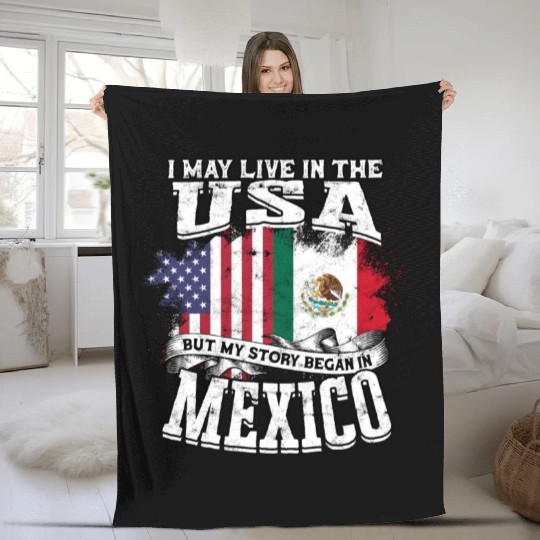 US Immigrant Indigenous USA Immigrants america Fleece Blankets