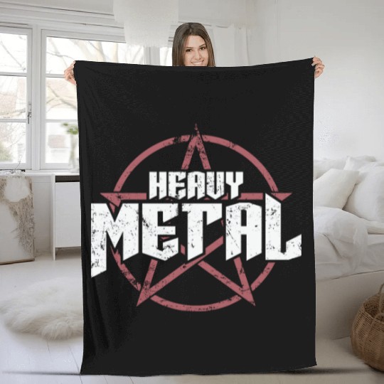 Heavy Metal Music Band Genre Bass Fleece Blankets