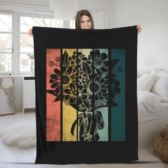 Marguerites Daisy Summer Daisies Flower Garden Fleece Blankets