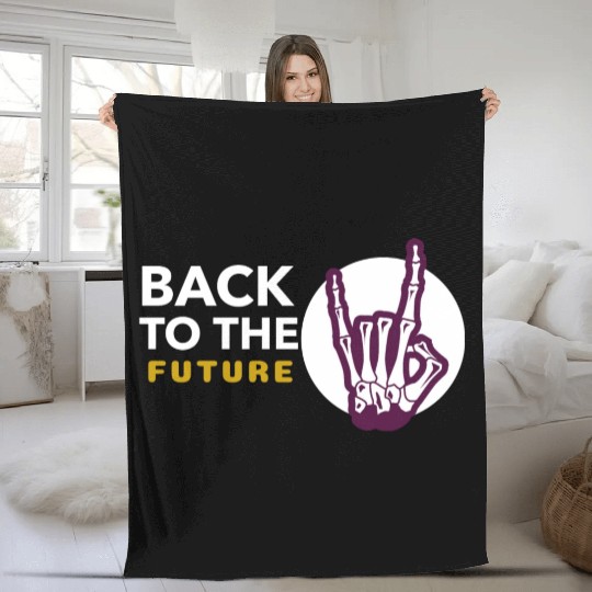 Back to the future Fleece Blankets