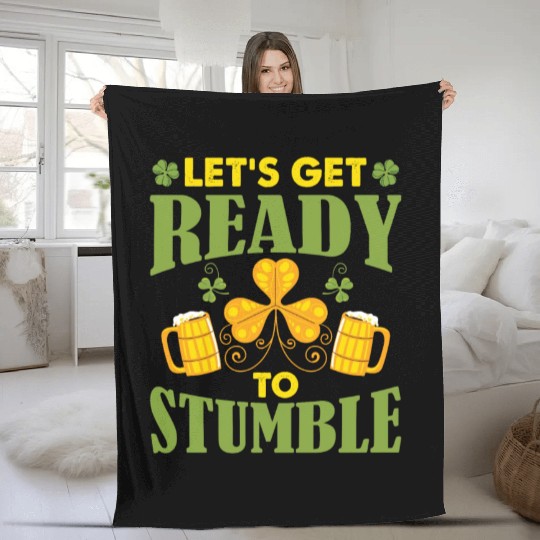 let's get ready to stumble Fleece Blankets