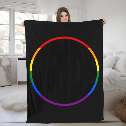 Circle Pride Fleece Blankets