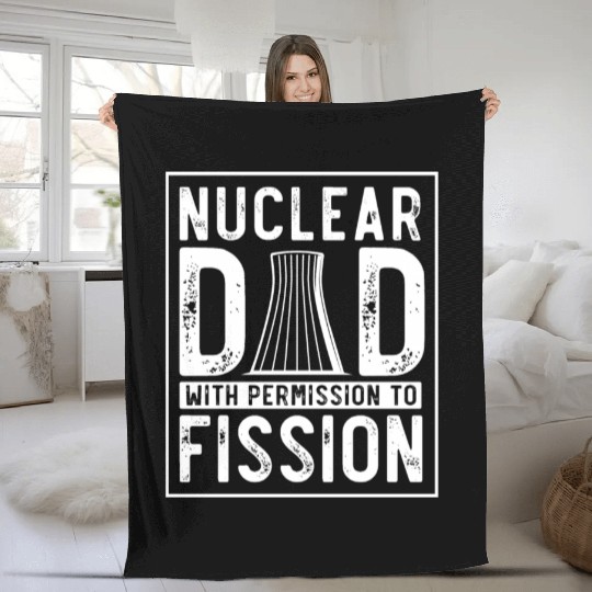 Nuclear Engineer, nuclear, science Fleece Blankets