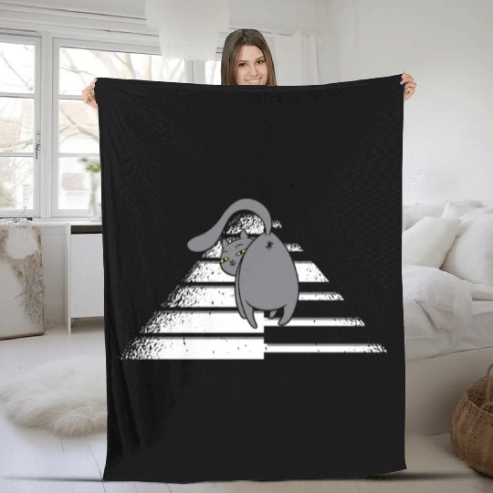 Piano Cat Musician Musical Instrument Pianist Fleece Blankets