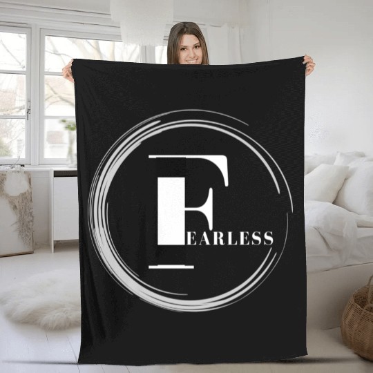 Fearless Circle (Bold and Beautiful) Fleece Blankets