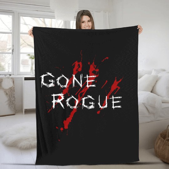 Gone Rogue Detroit Bloody Fleece Blankets