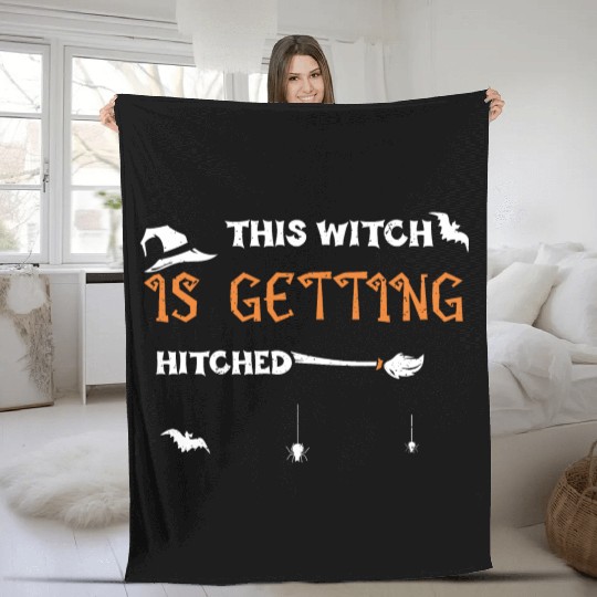 This Witch Is Getting Hitched Fleece Blankets