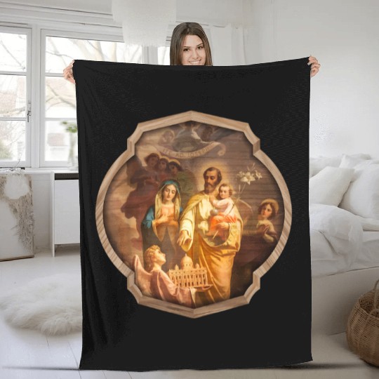 St Joseph Holy Catholic Church Ite Ad Catholic Fleece Blankets