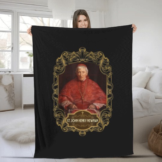 St. John Henry Newman Oxford Movement Catholic Fleece Blankets