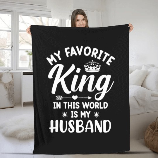 I love my husband valentines day1165 Fleece Blankets